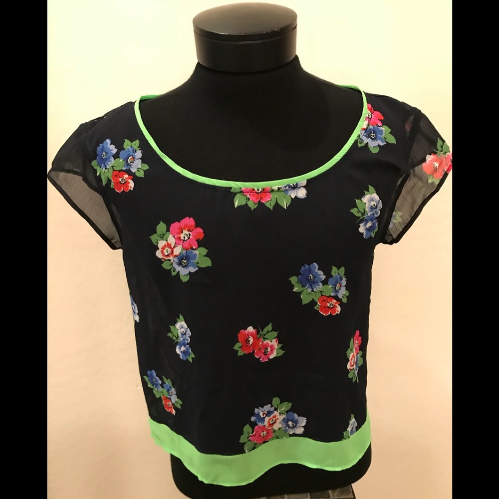 NEW Semi-Sheer HOLISTER Sz L TOP